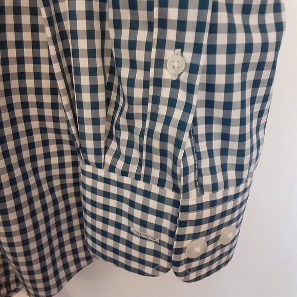 Duluth Button Up Shirt Mens M Blue Plaid Long Sleeve Outdoors Work Casual - Picture 6 of 10